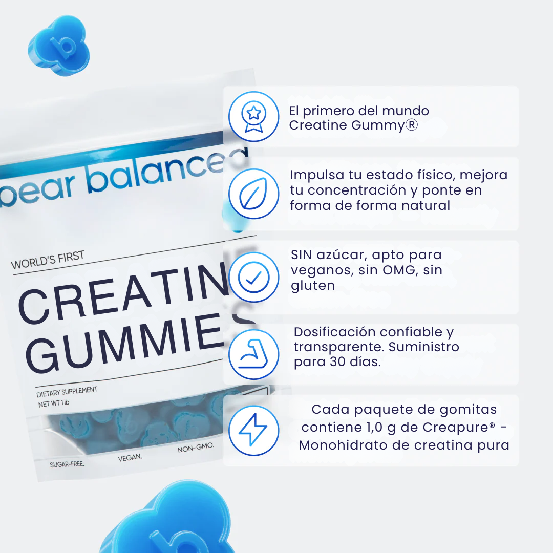 Gominolas de Monohidrato de Creatina