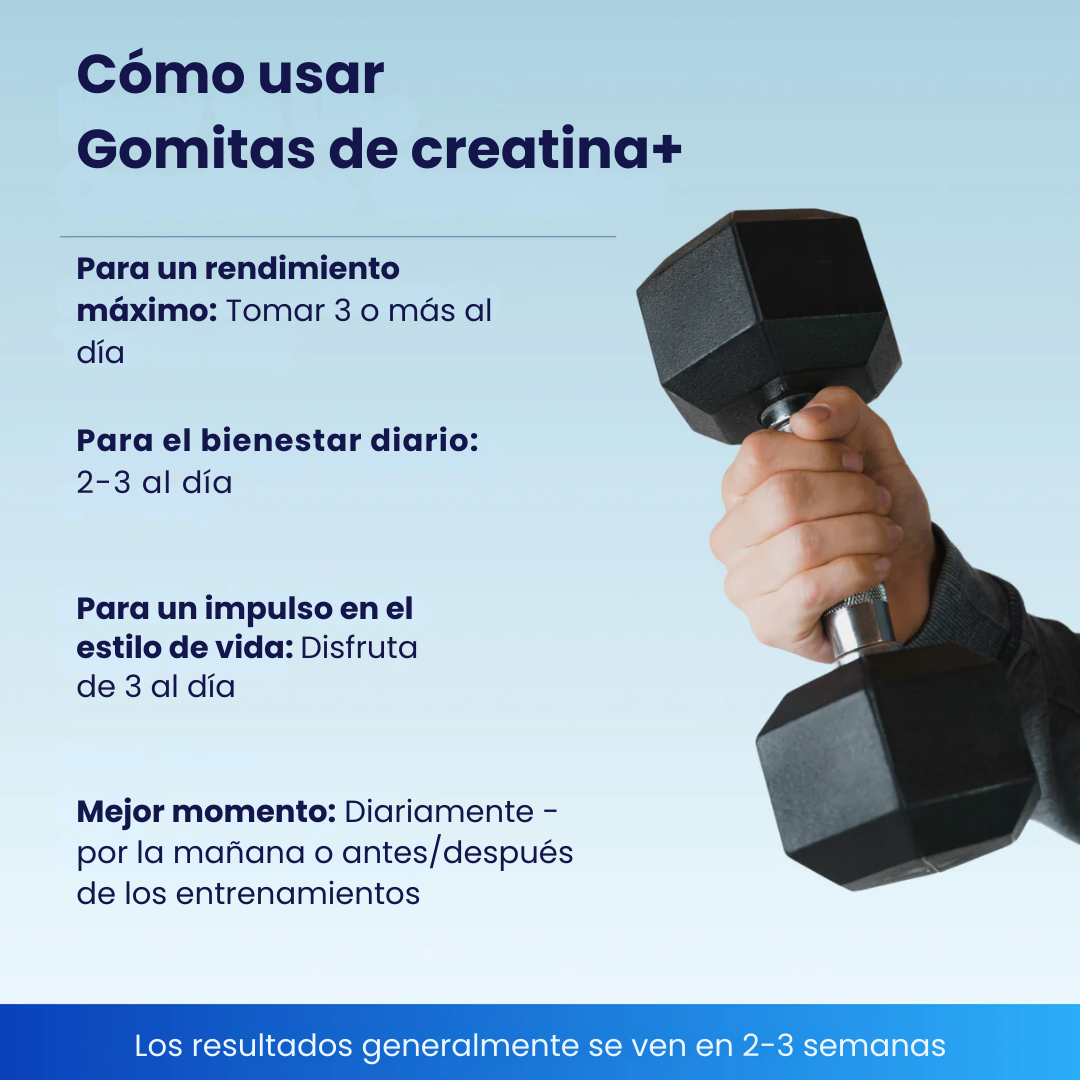Gominolas de Monohidrato de Creatina