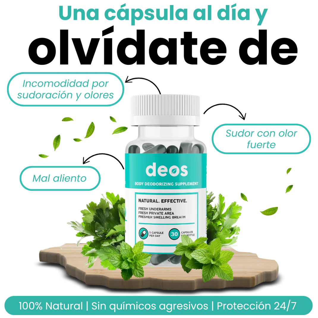 DEOS Desodorante Natural Elimina olores corporales