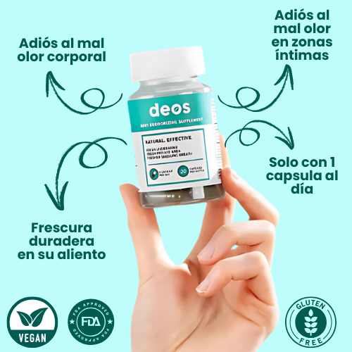 DEOS Desodorante Natural Elimina olores corporales