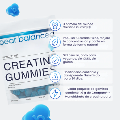 Gominolas de Monohidrato de Creatina