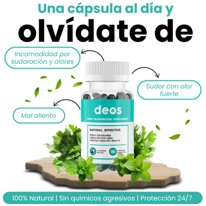 DEOS Desodorante Natural Elimina olores corporales